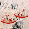 Multi Styles Printed Christmas Wooden Pendants Ornaments Wood Craft Gifts DIY Hanging Ornaments Christmas Decorations